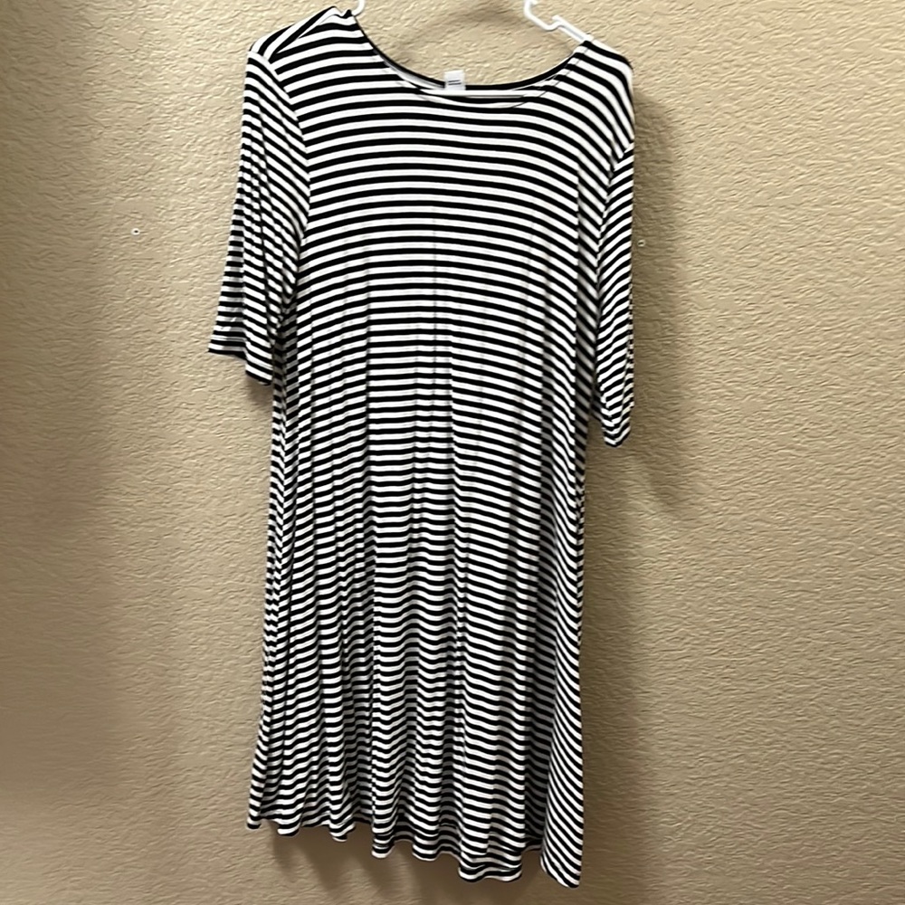 Stripe swing dress